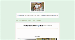 Desktop Screenshot of familyinternalmedicine.com